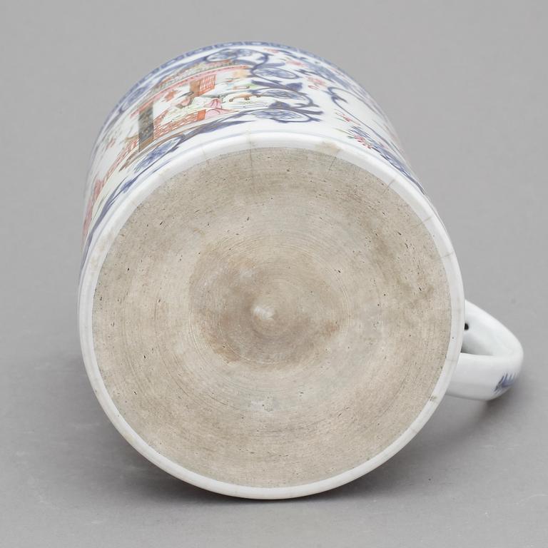 MUGG, porslin, Kina, Qianlong 1736-1795.