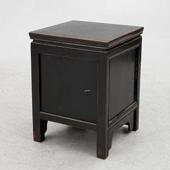 A hardwood side table/bedside table, China, 20th century.