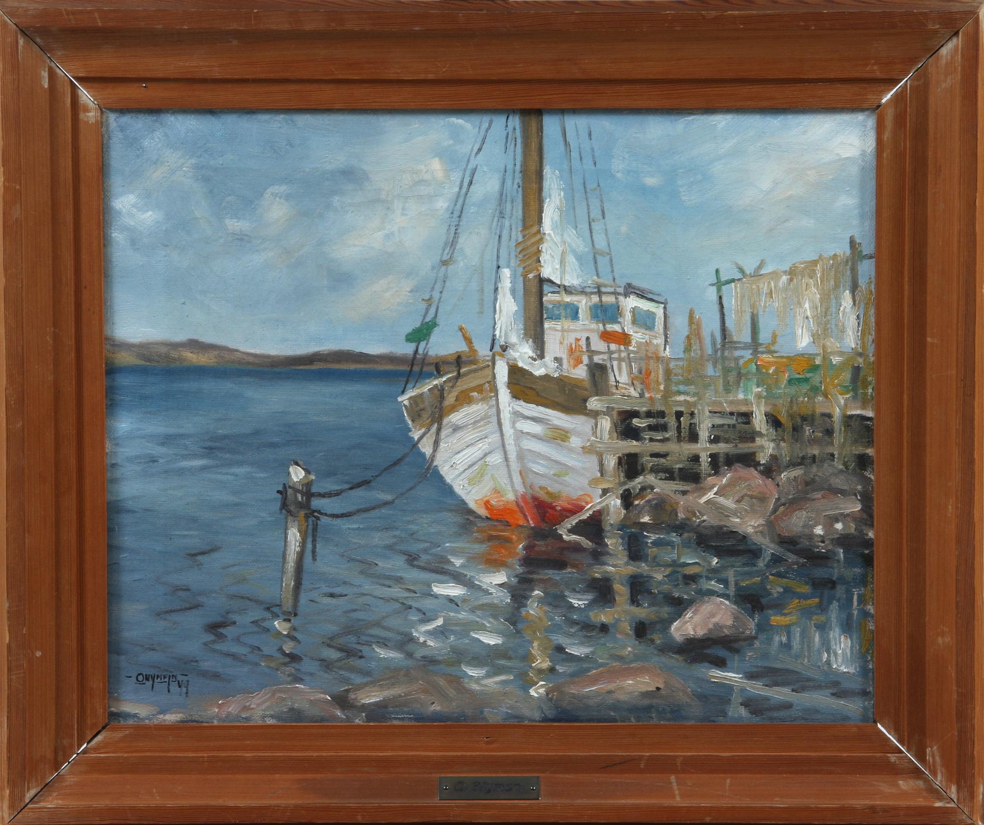 OLLE NYMAN, olja på duk, sign.