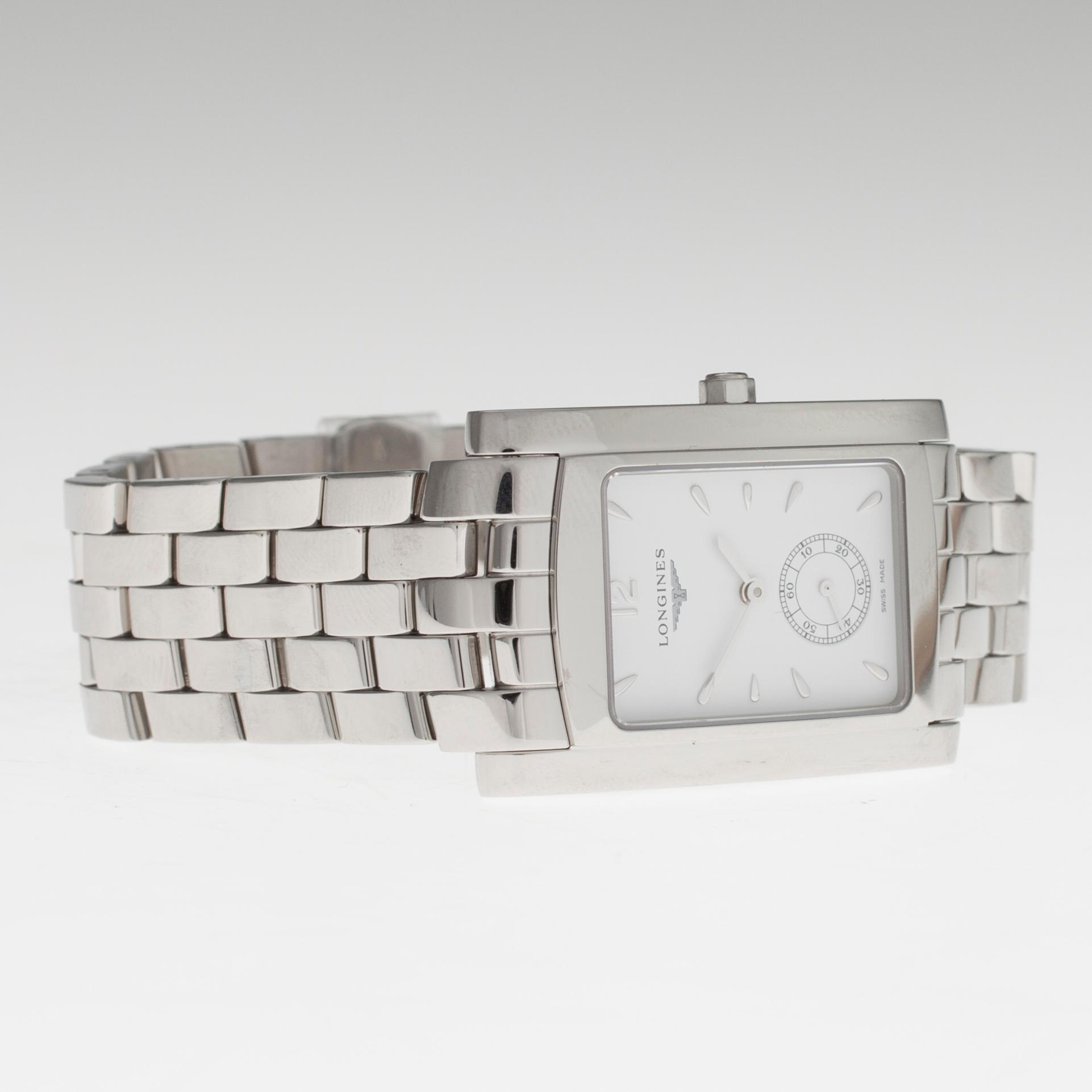 ARMBANDSUR, dam, stål "DolceVita" Longines. 2012. Originallåda, garantiekort, instruktioner.