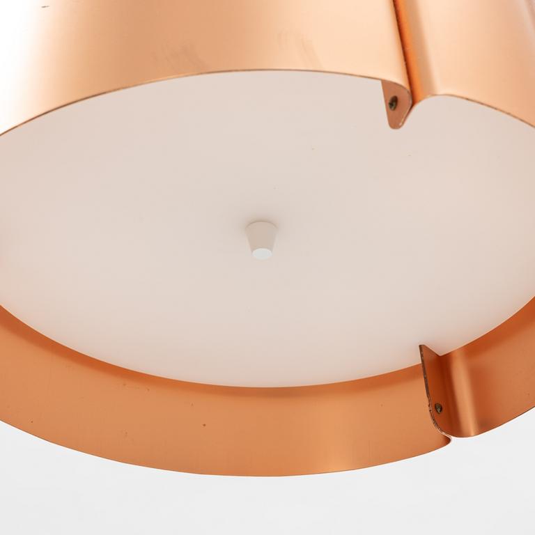 Jonas Lindvall, a model 'W 124 Medium' copper ceiling light, Wästberg.