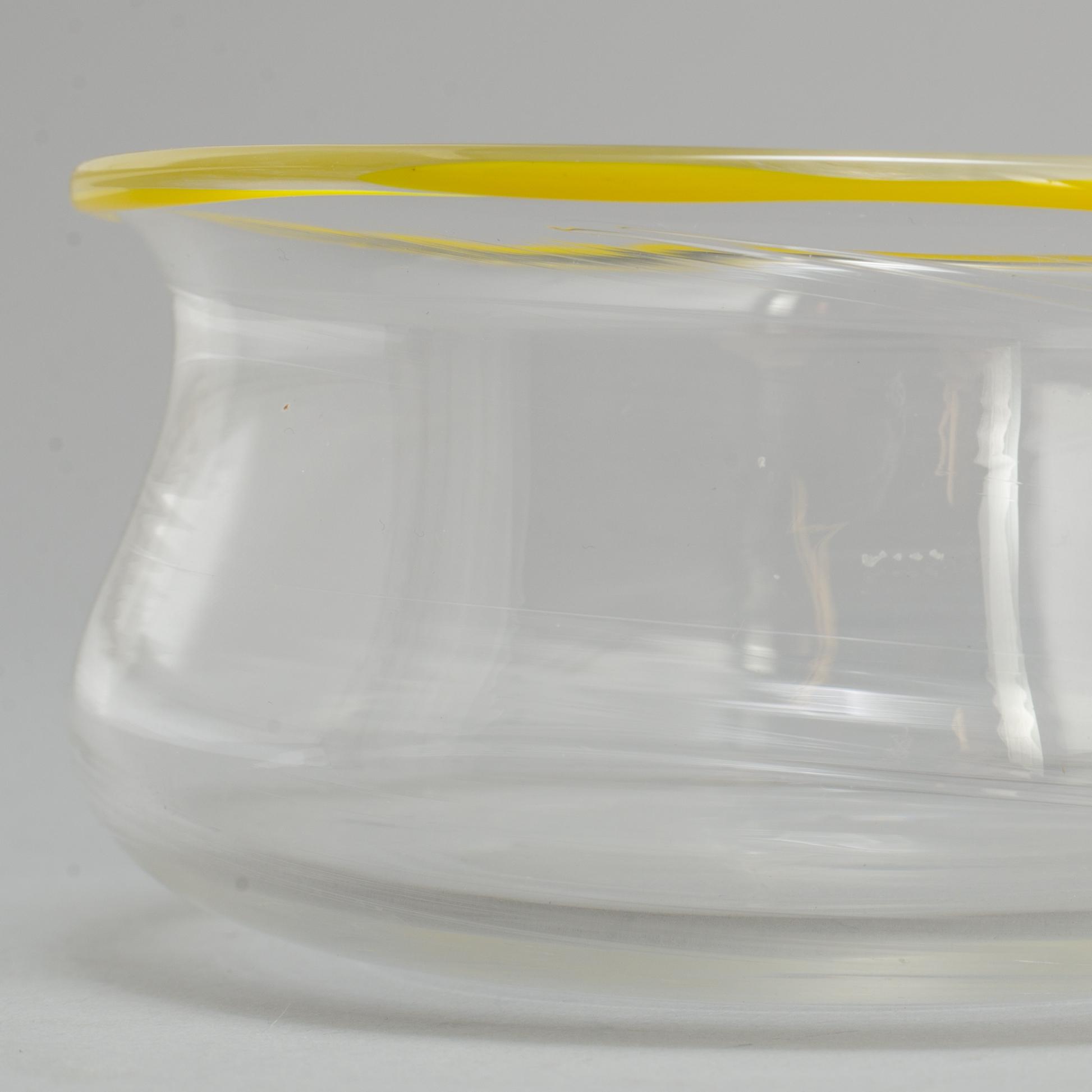 GUNNAR CYRÉN, skål, glas, Orrefors Expo.