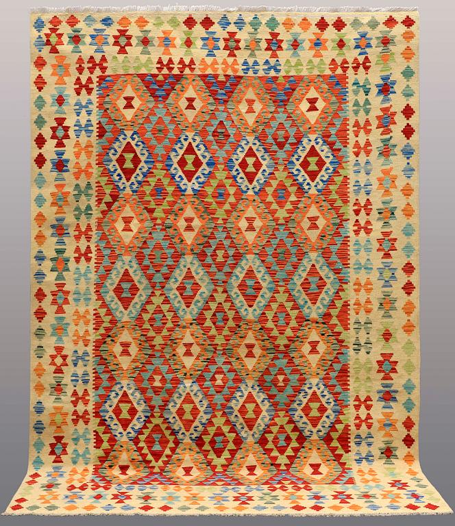 A carpet, Kilim, ca 296 x 202 cm.