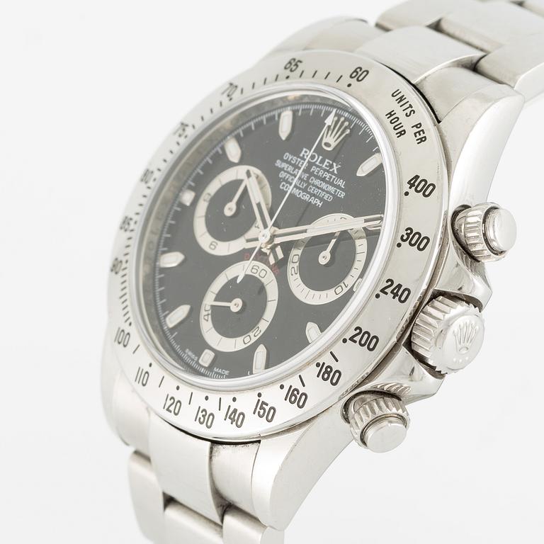 Rolex, Cosmograph, Daytona, wristwatch, chronograph, 40 mm.