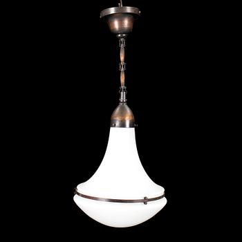 A ceiling lamp, "Luzette" designed by Peter Behrens for AEG (Allgemeine Electricitäts-Gesellschaft).