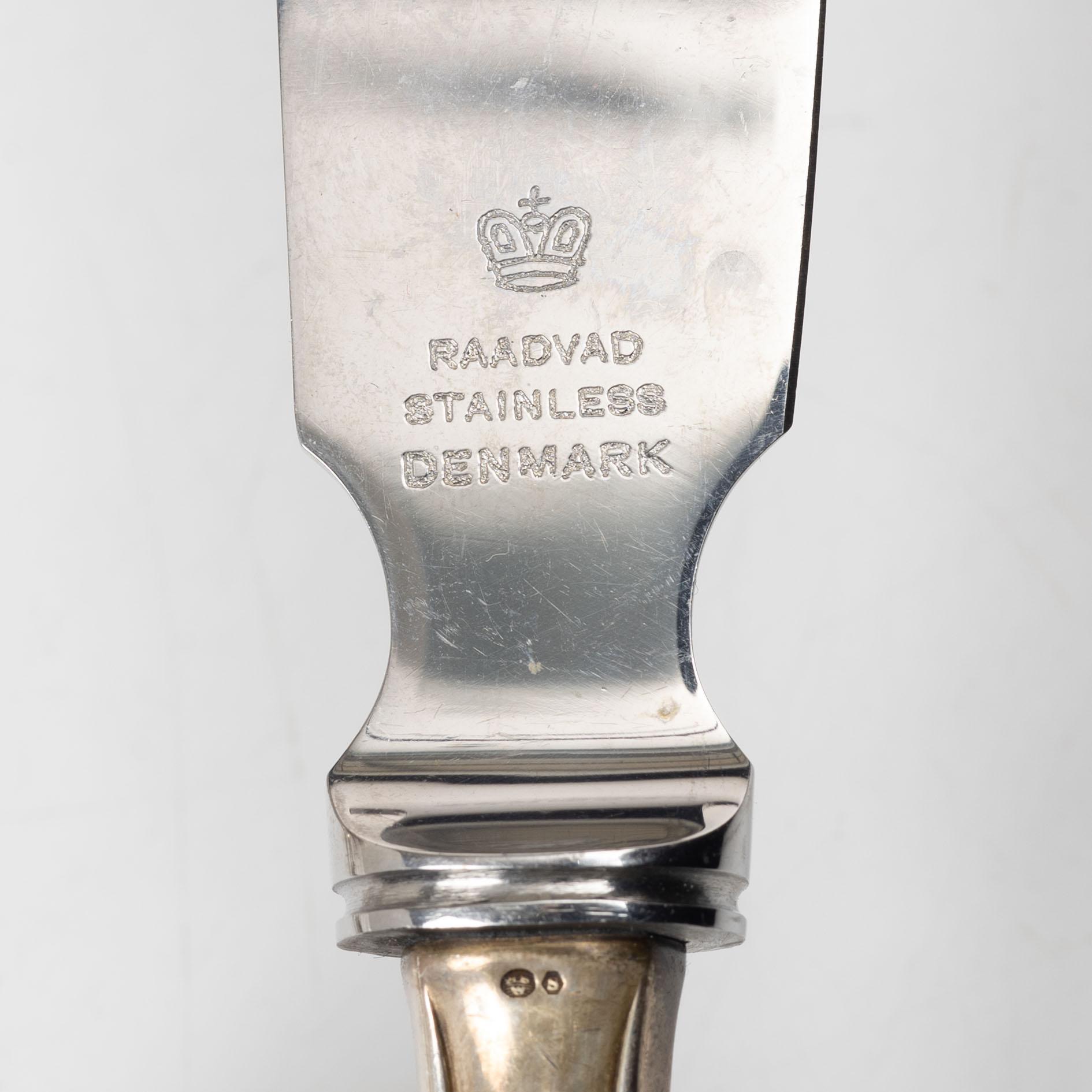 Cutlery, 28 pieces, silver, including CG Hallberg, Stockholm, 1904.