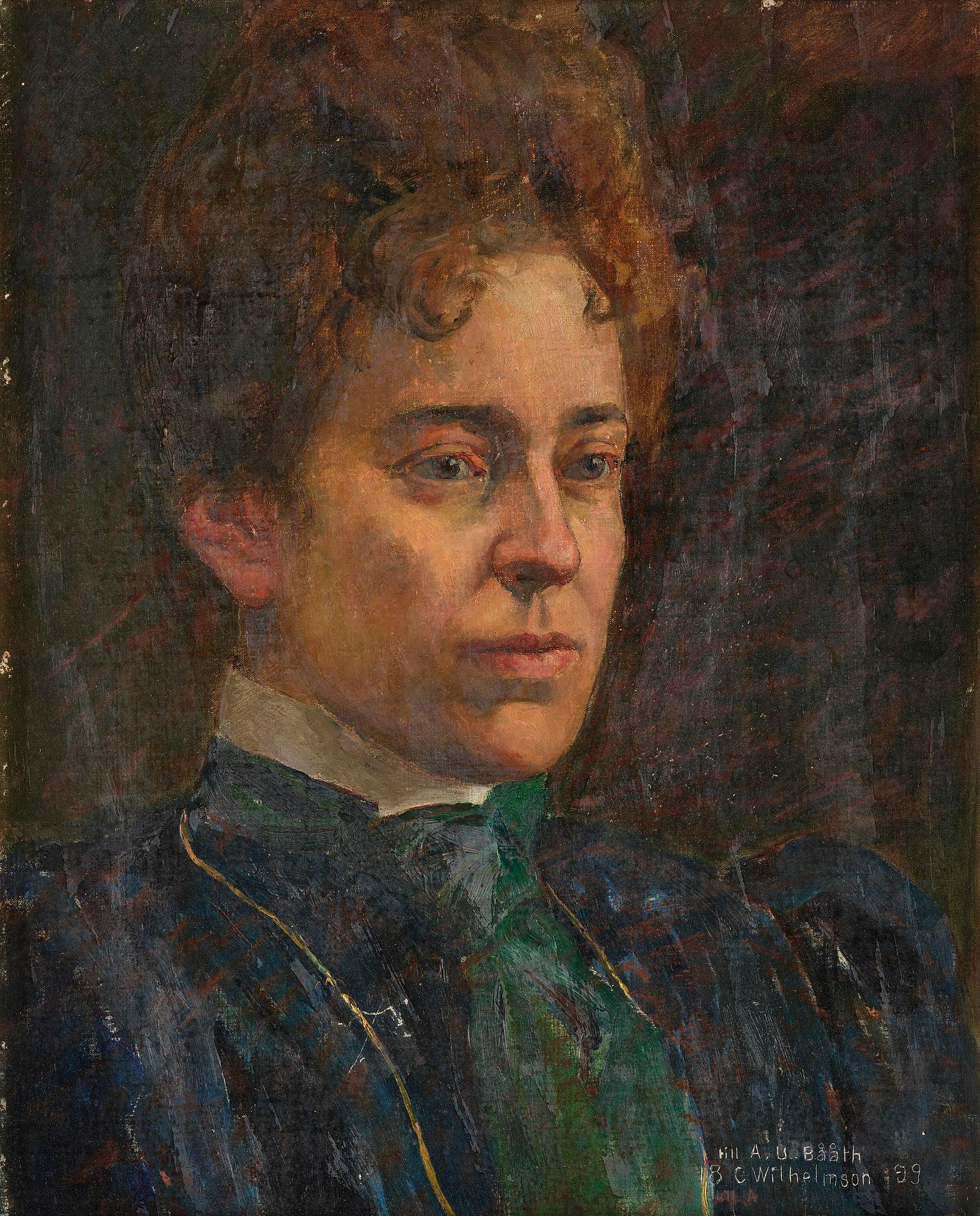 Carl Wilhelmson, Portrait of an Emma Bååth (1864–1964).