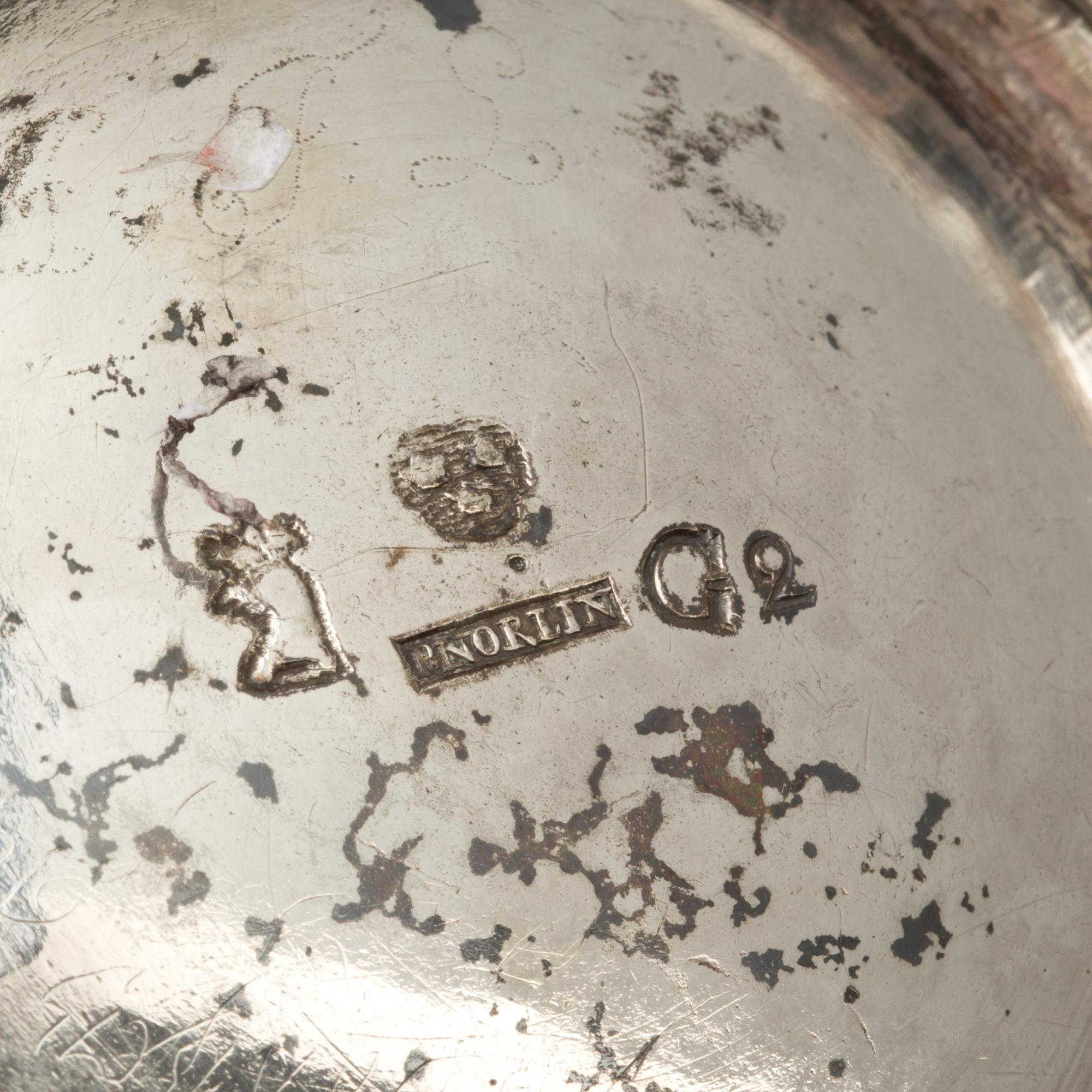 BÄGARE, silver. Petter Norlin, Malmö 1785. Vikt ca 375 gr.