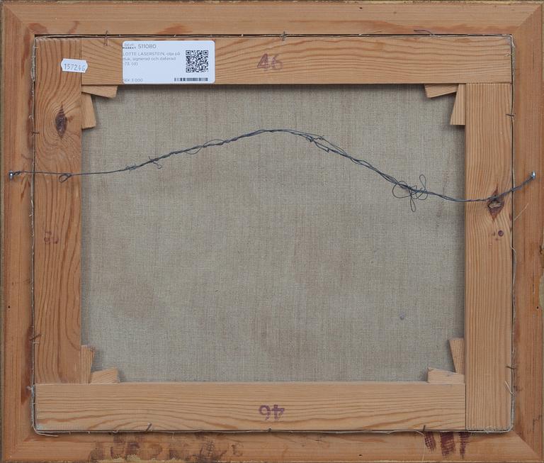 LOTTE LASERSTEIN, olja på duk, signerad och daterad -73.