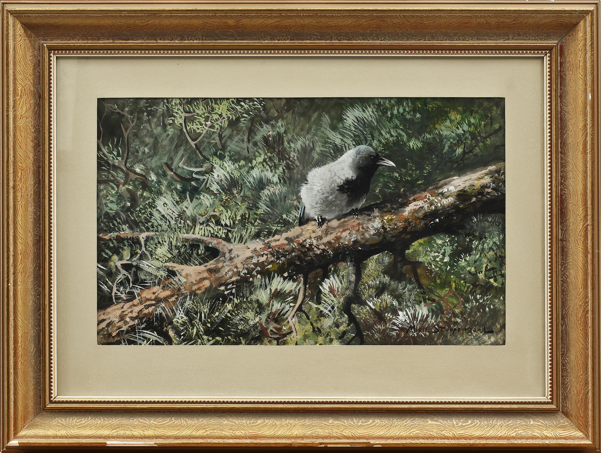 MOSSE STOOPENDAAL, gouache, sign.