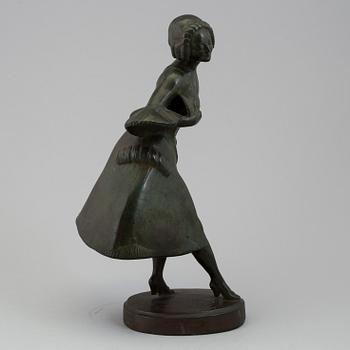 CARL FAGERBERG, a bronze sculpture, signed.