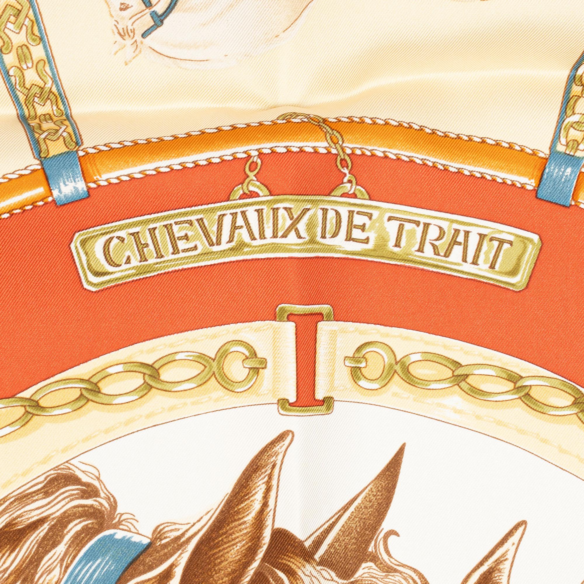 Hermès, scarf, "Chevaux de Trait".