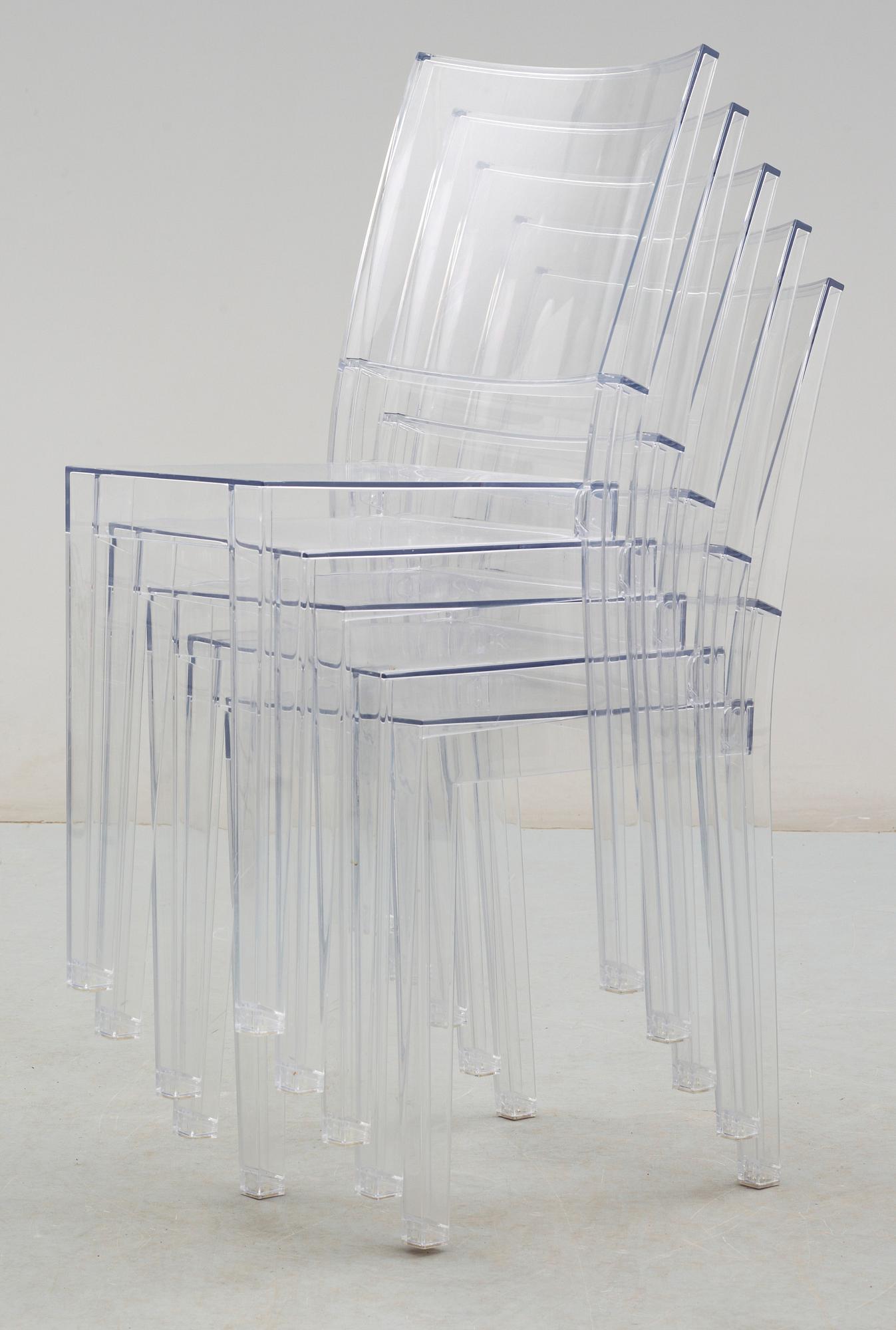STOLAR, 5 st, "La Marie" Philippe Starck för Kartell Italien.