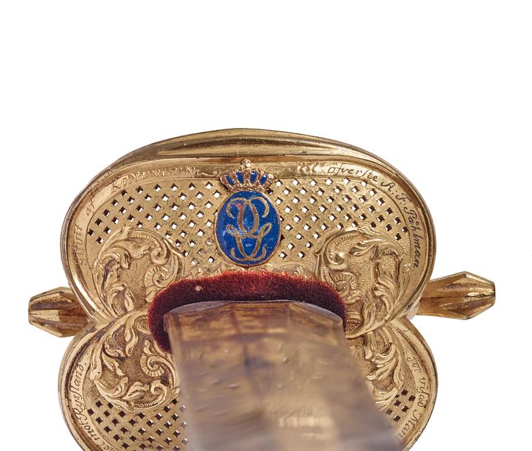 Hedersvärja förärad överste AF Påhlman 1790 av Gustav III.