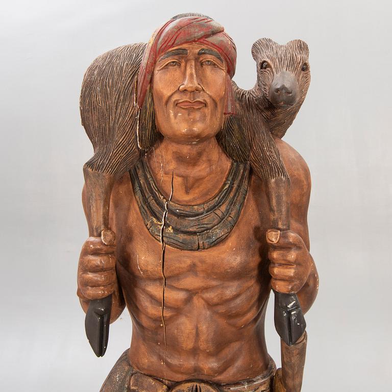 Sculpture, wood, second half of the 20th century.