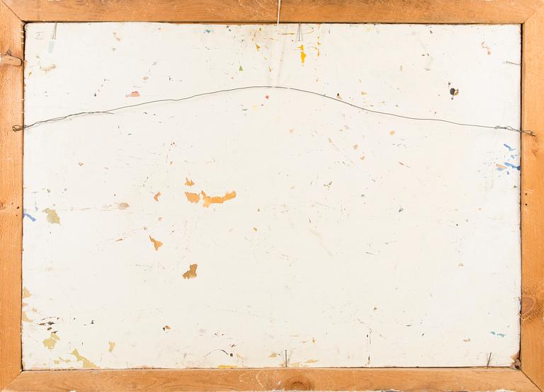 REIDAR SÄRESTÖNIEMI, oil on board, signed and dated -55.