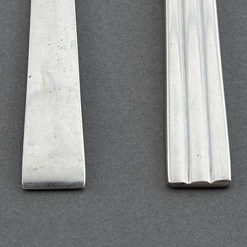 A set of stainless steel flatware, 191 pcs, "Thebe", design Folke Ahström for Gense, Sweden, 1950/60s.