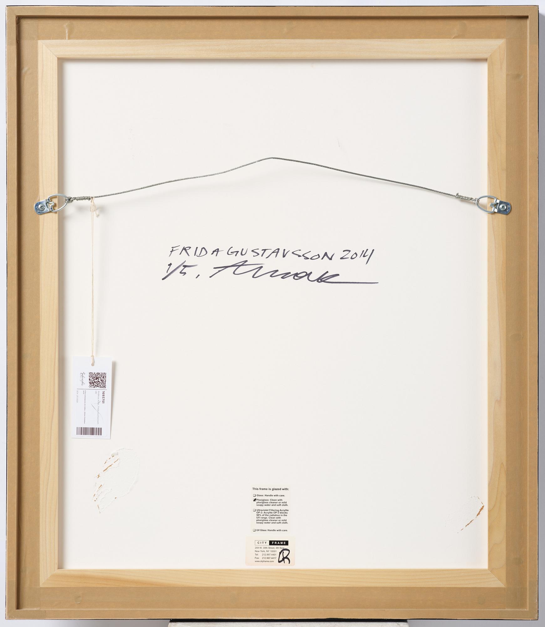 Andreas Kock, "Frida Gustavsson," 2014.