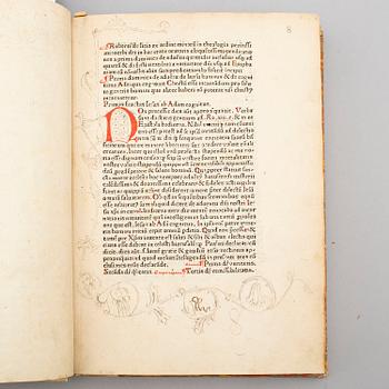 BOOK, Incunable: Strassburg 1475 or earlier.