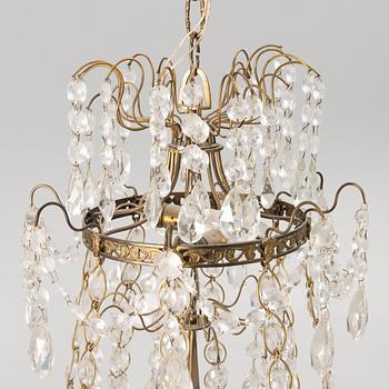 Chandelier, Gustavian style, mid-20th century.