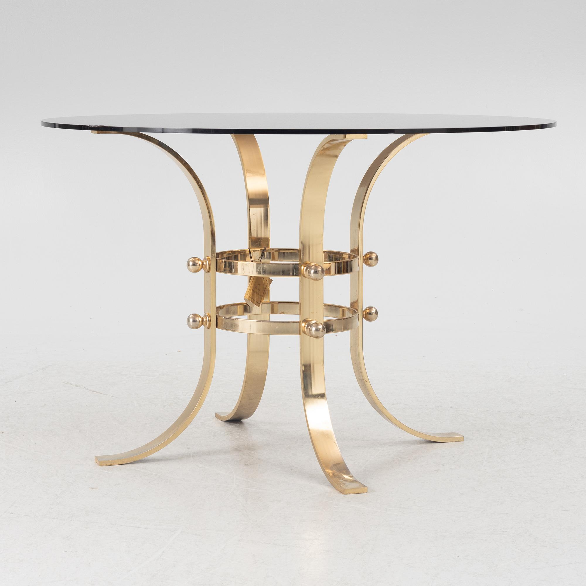 Dining group, 5 pieces, Italy, 1980s.