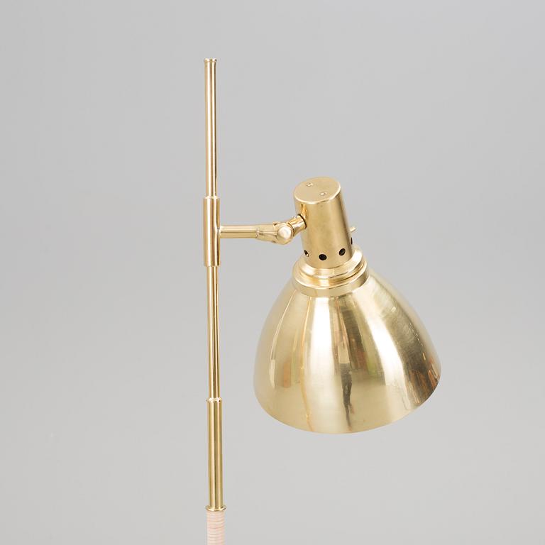 A brass standard light from the mid 20th century.