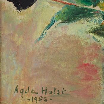 Agda Holst, oil on canvas. Signed and dated 1952.