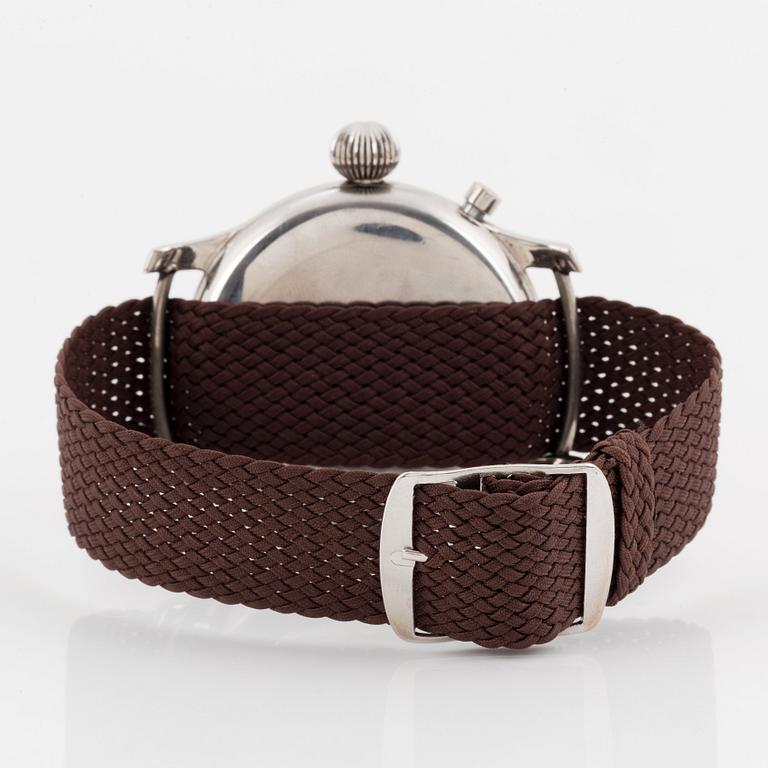 Longines, single button flyback-chronograph, "Oversized".