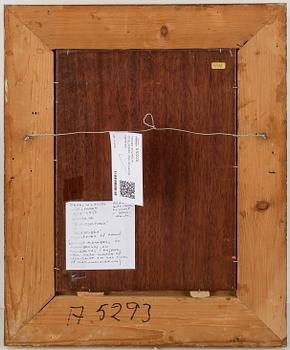 FRANS WILHELM ODELMARK, olja på pannå, signerad.