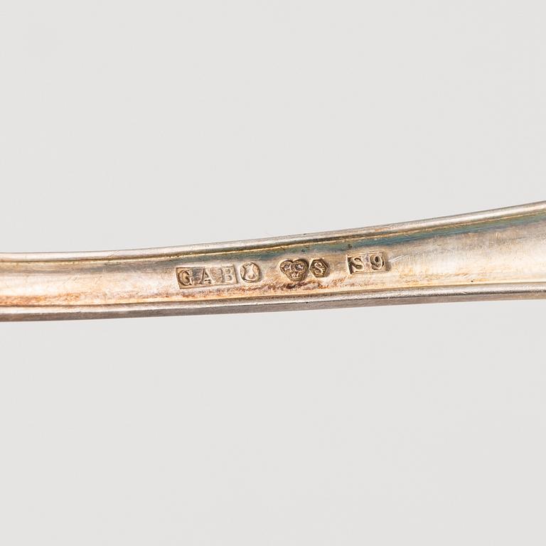 A Swedish silver cutlery, model 'Svensk (Rund)', including GAB Stockholm 1964 (20 pcs).