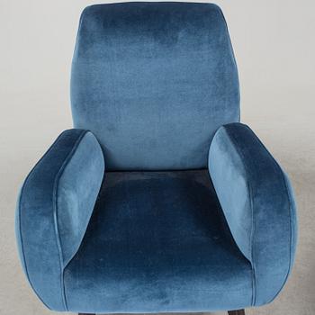 A pair of 1950´s Melchiorre Bega armchairs probably from Campo graffi.