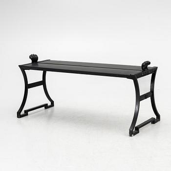 Folke Bensow, a 'Sneckan' bench, Byarums Bruk, end of the 20th century.