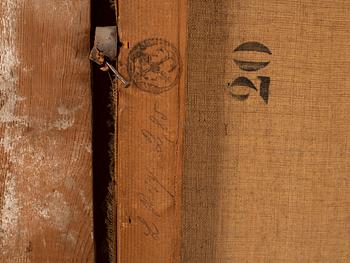 WILHELM BEHM, olja på duk, signerad.