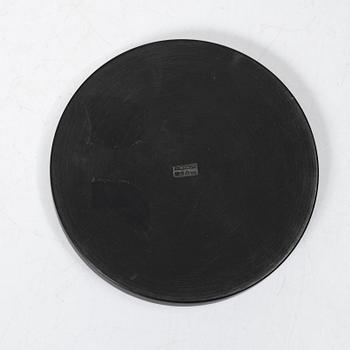 Coasters, 6 pieces, Bakelite and silver, T. Wendt, Helsingborg, 1941.