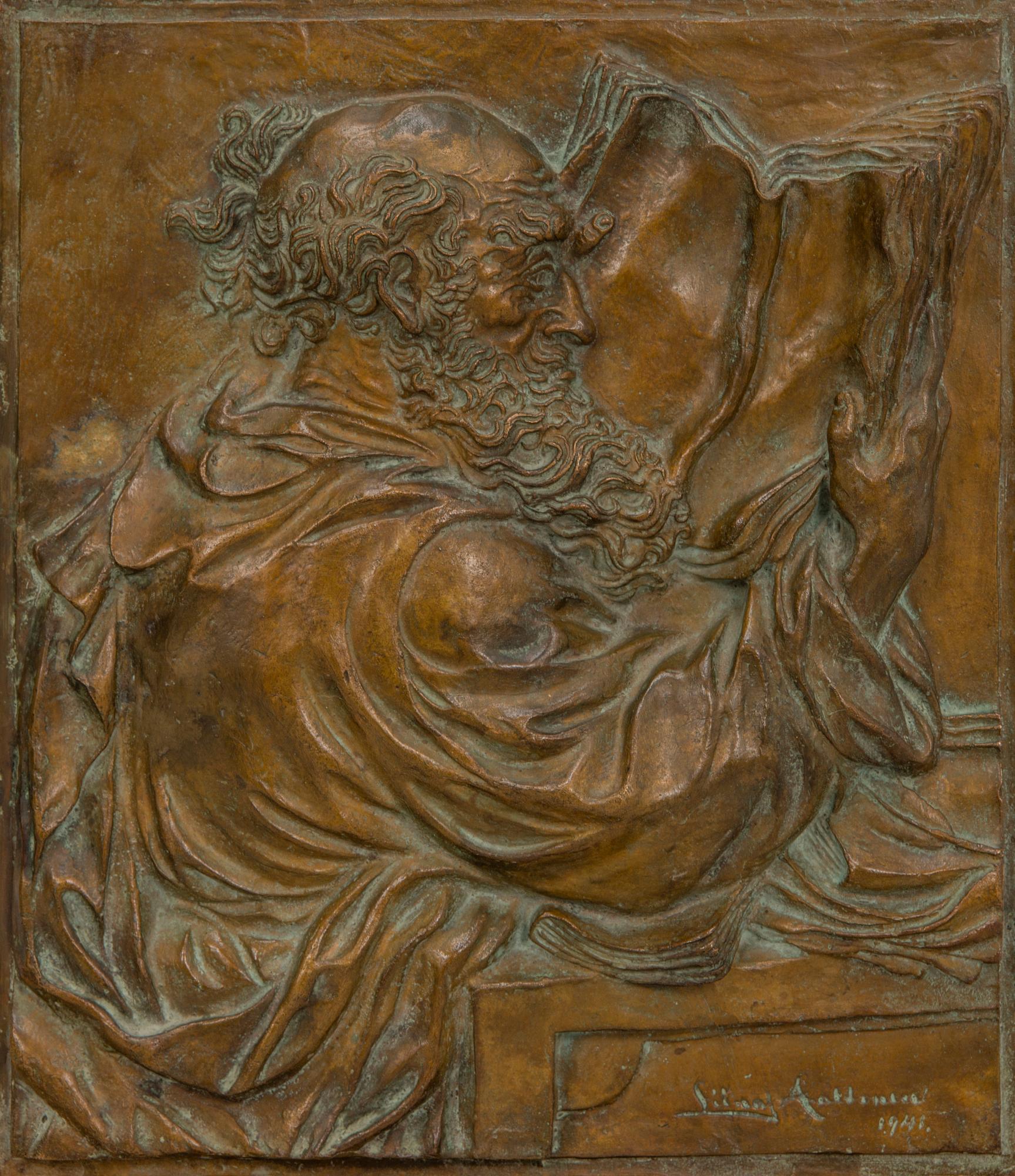 LIINA AALTONEN, Relief, brons, signerad och daterad 1941 i godset.