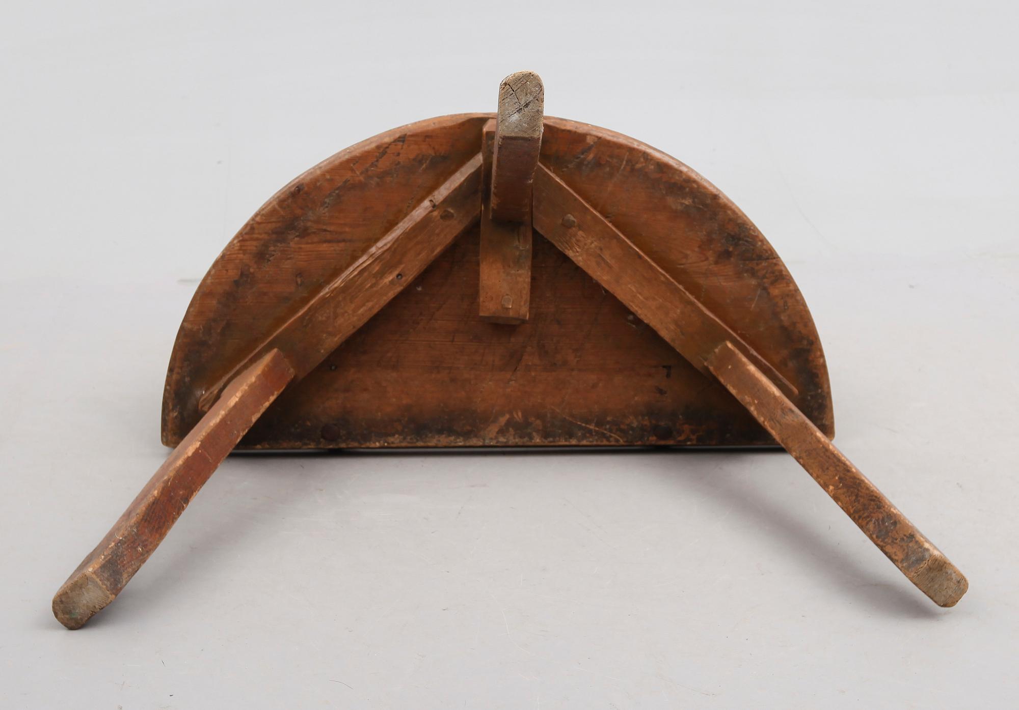 BORDSSTOL, allmoge, 1700-tal.