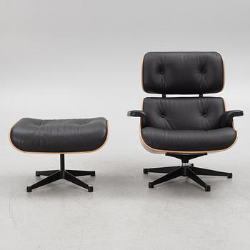 Charles & Ray Eames, armchair and ottoman, "Lounge chair", Vitra.