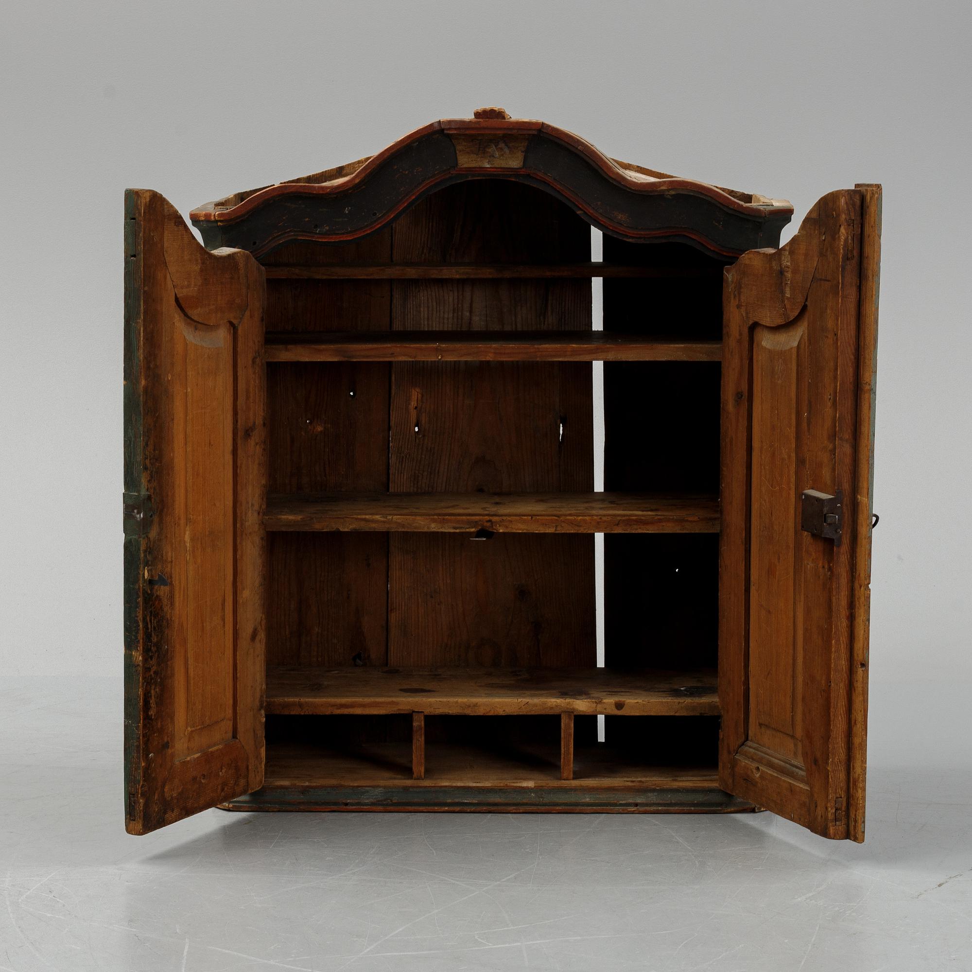 A Swedish early 19th century cupboard.