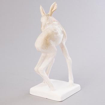 JUSSI MÄNTYNEN, A plaster sculpture, "The Orchid", signed.