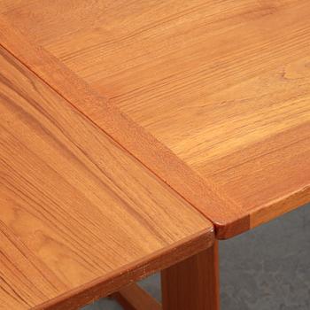 A teak dining table, Ulferts, Tibro, second half of the 20th century.
