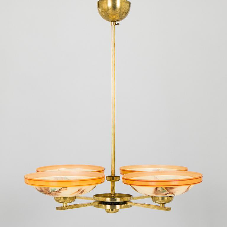 Paavo Tynell, taklampa modell 1442/4, Taito, 1930-tal.