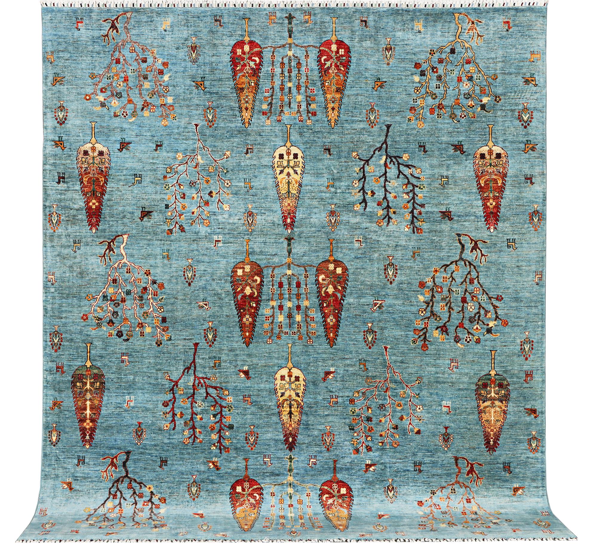 A Khorjin carpet, c. 304 x 255 cm.