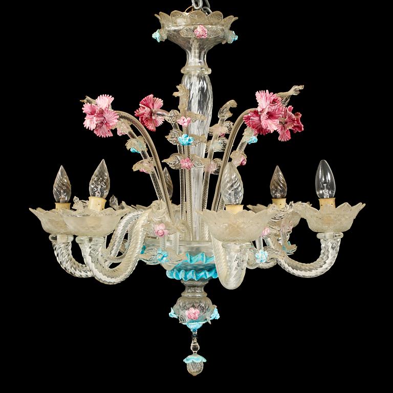 LJUSKRONA, venetiansk stil, 1900-tal, h 66.