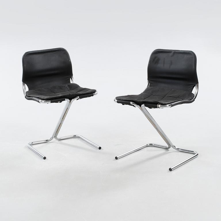 RUUD EKSTRAND OCH CHRISTER NORMAN, stolar, 4 st, "Formula", Dux, 1970-tal.