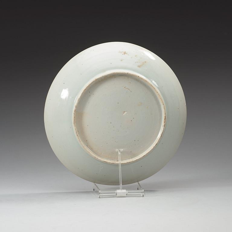 A famille rose dish, Qing dynasty, Qianlong (1736-95).