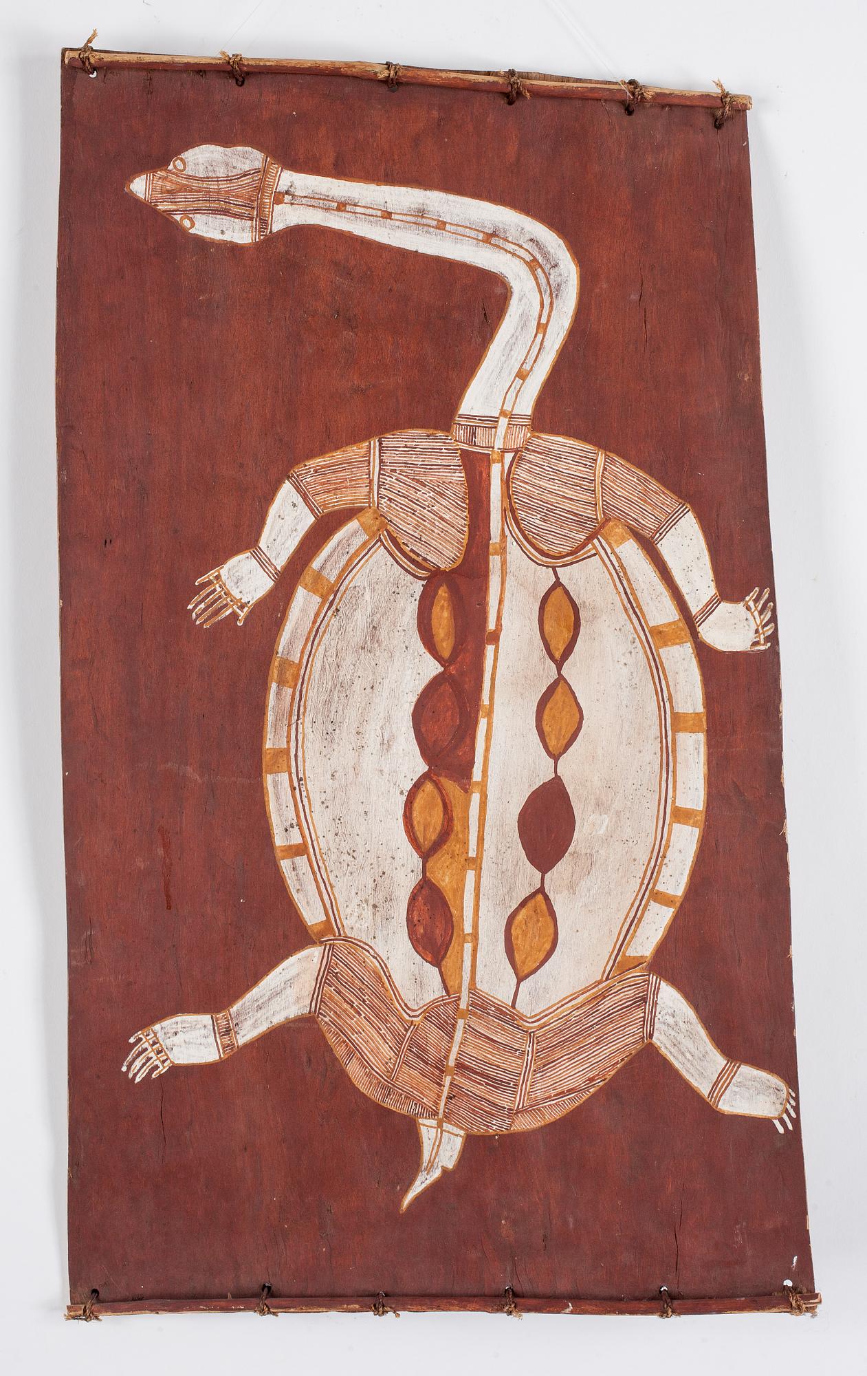 BARKMÅLNING, Australien, 1900-tal, ej signerad.