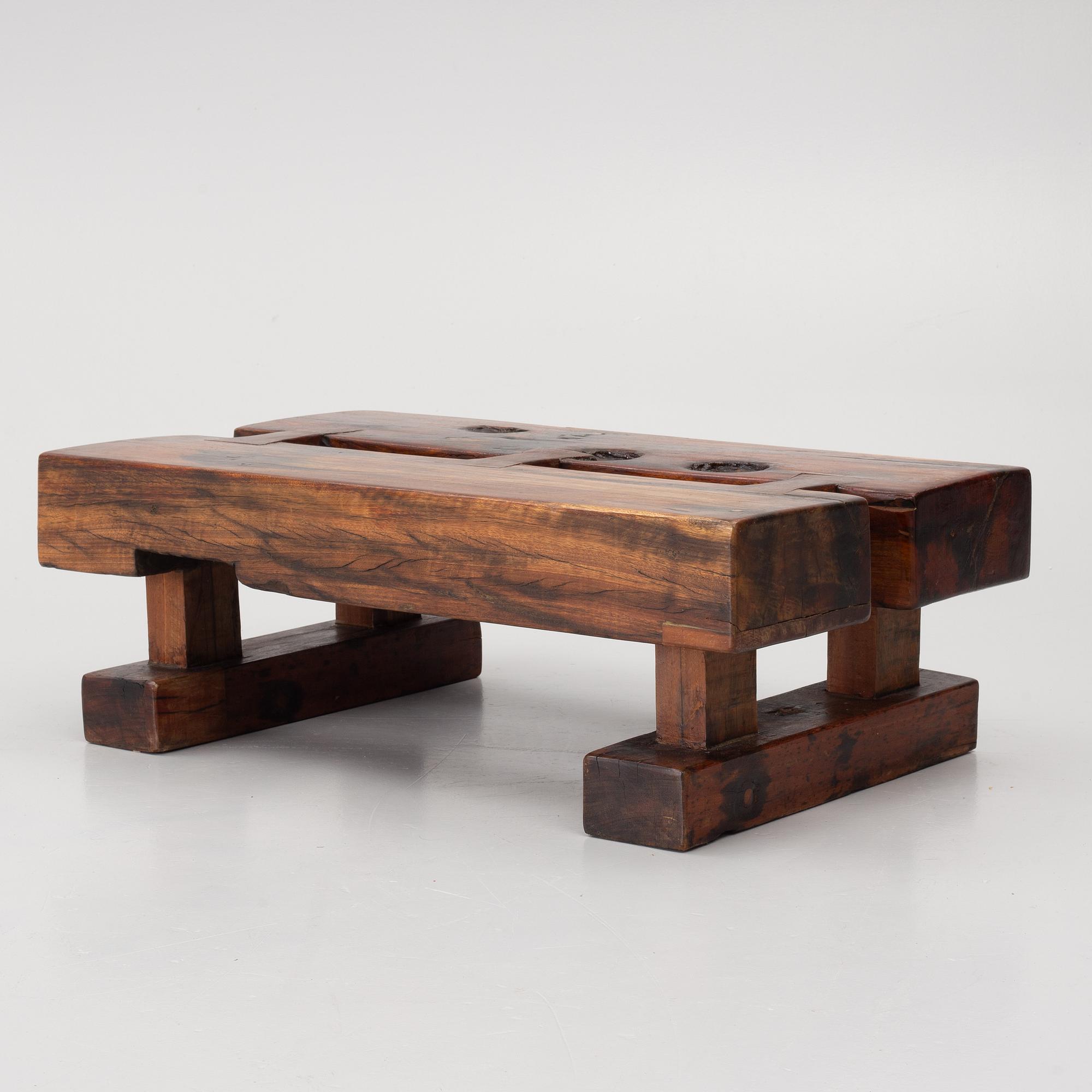 Tae Yeob Kim, a coffee table, 'Two Thick Pieces Coffee Table', Dwellers Furniture, Stockholm, 2016.