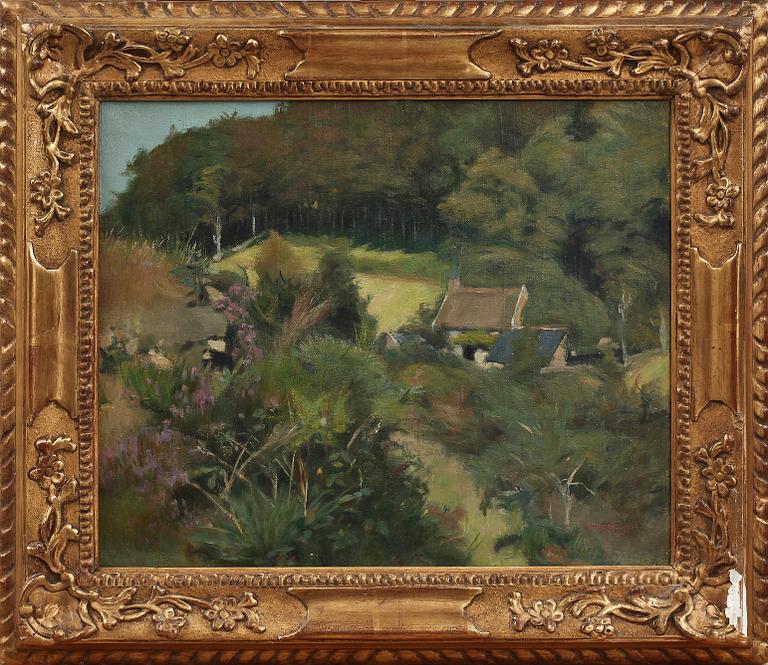 ERIK NORSELIUS, olja på duk, sign.