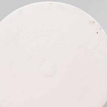 HEINI RIITAHUHTA, a 'Blue cranberry' porcelain vase signed Heini Riitahuhta 2005.