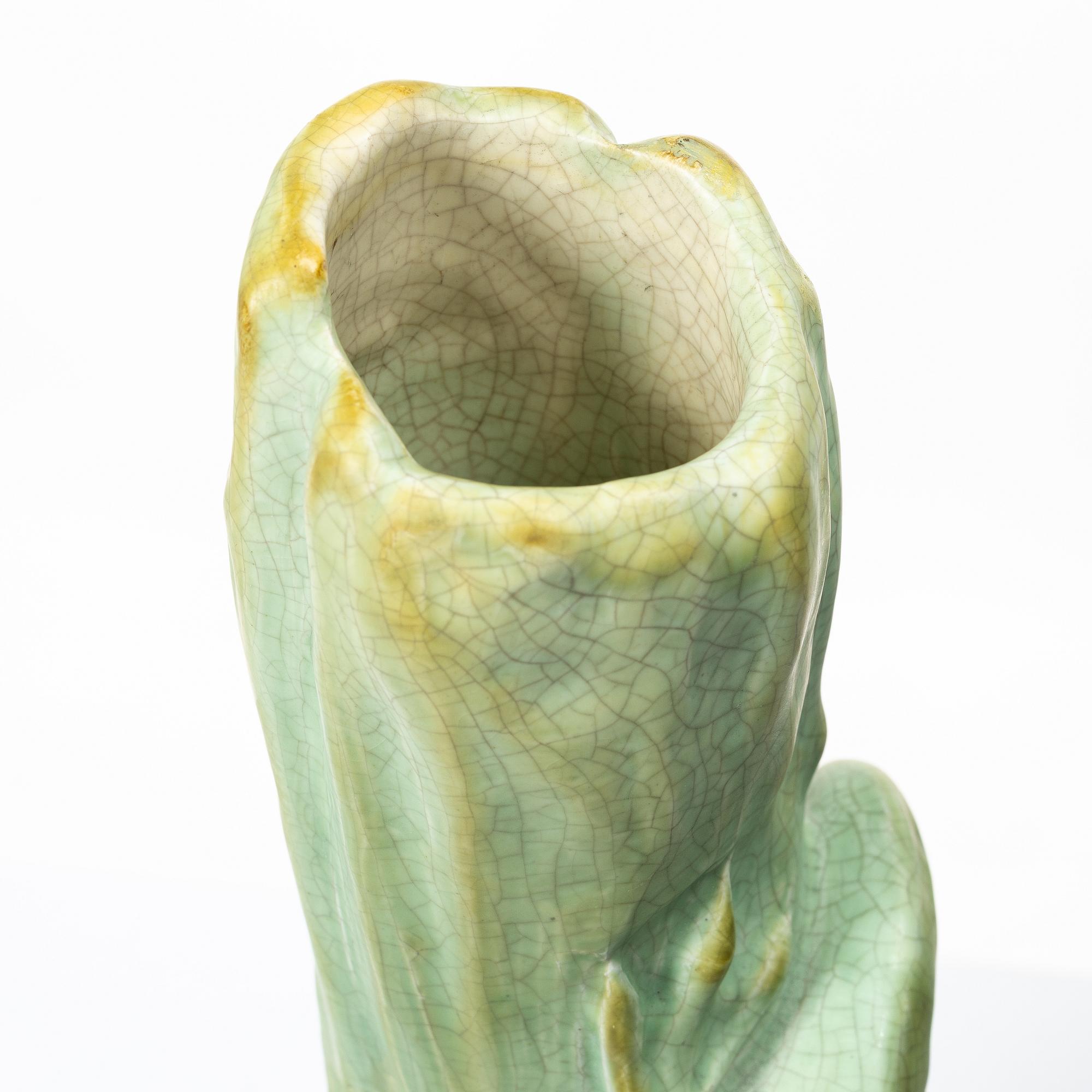 Ernst Borsdorf, an Art Nouveau vase, A Förster, Germany, early 20th century.